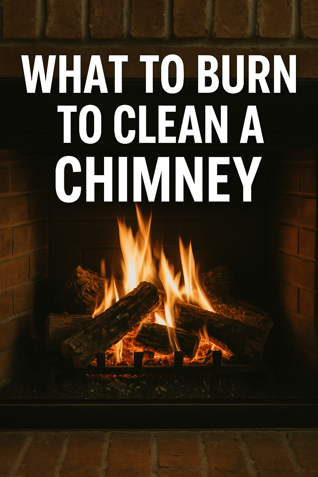 What to burn to clean a chimney