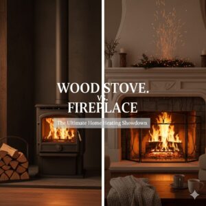 Wood stove vs fireplace heating