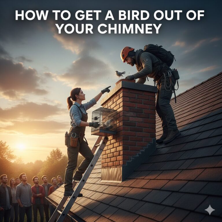how do you get a bird out of your chimney