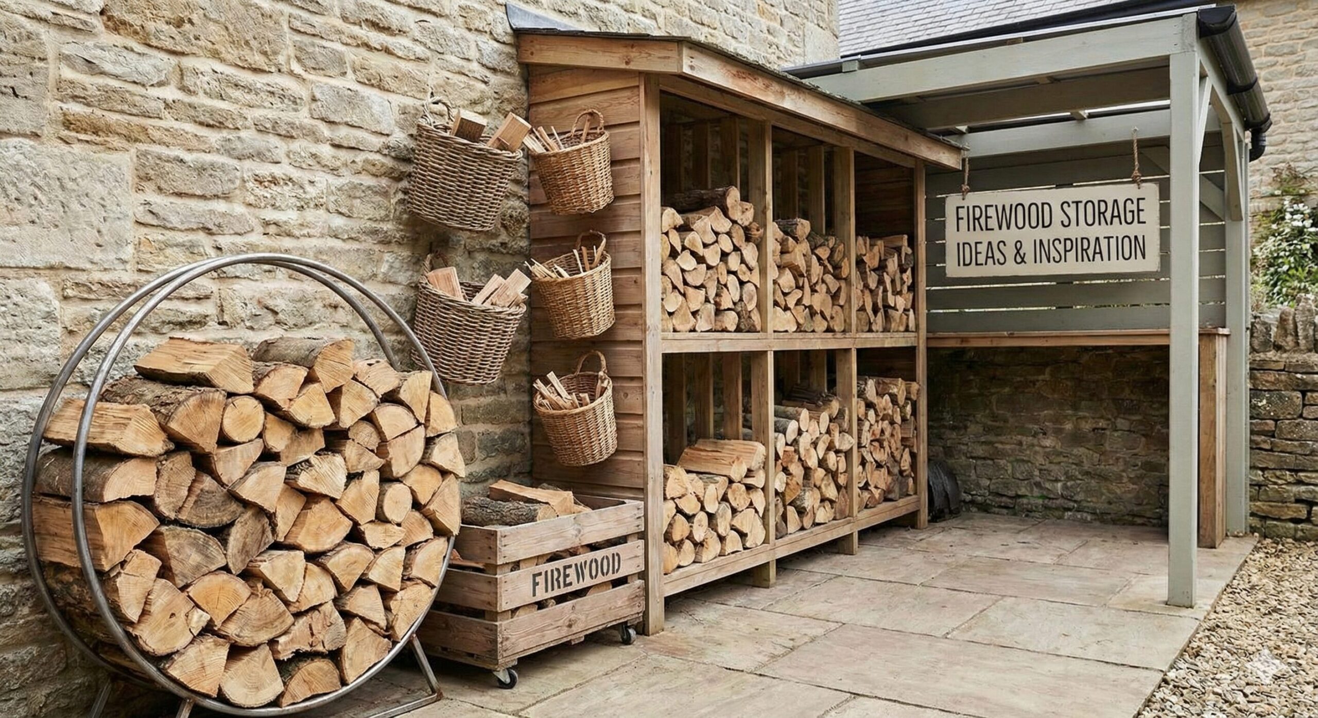 Firewood storage ideas