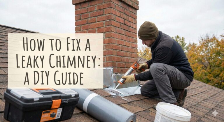 how to fix a leaky chimney