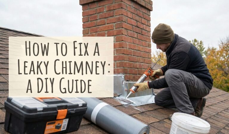 how to fix a leaky chimney