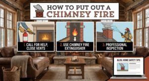 how to put out a chimney fire