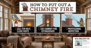 how to put out a chimney fire
