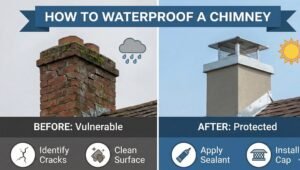 how to waterproof a chimney