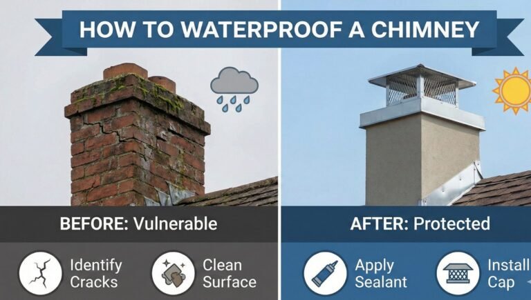 how to waterproof a chimney