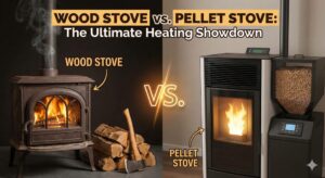 wood stove vs pellet stove