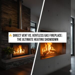 direct vent vs ventless gas fireplace
