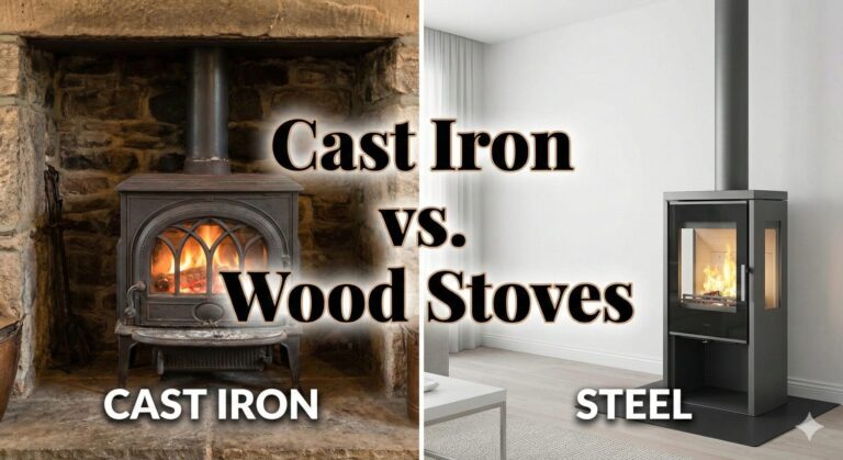 Cast iron vs steel wood stoves