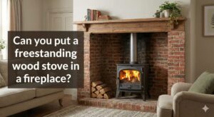 can you put a freestanding wood stove in a fireplace